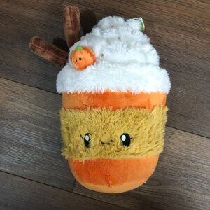 Squishable Pumpkin Spice Latte Mini Comfort Food 15" Tall Fall PSL Coffee READ
